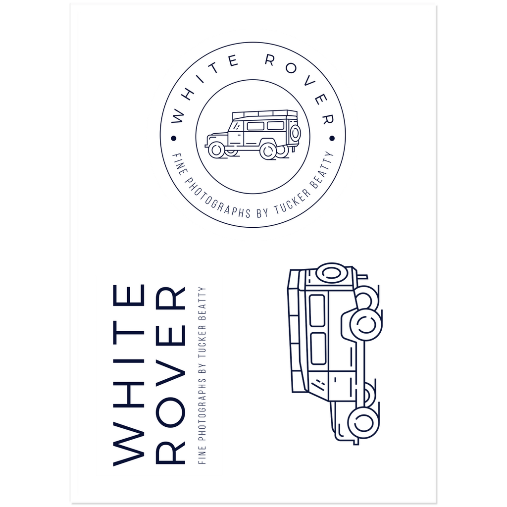 White Rover Stickers