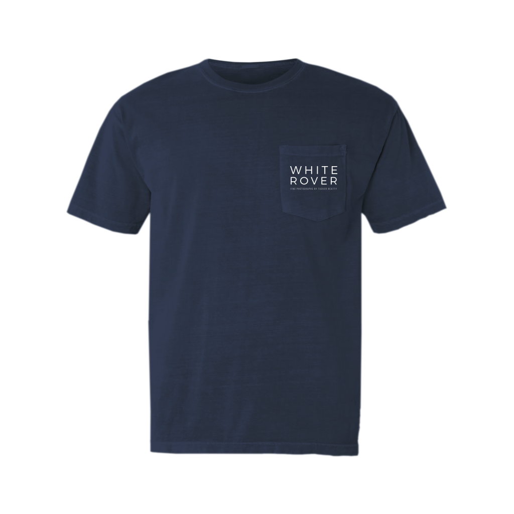 White Rover Tee (Navy)