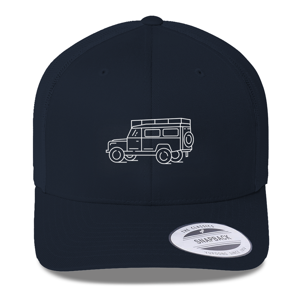 White Rover Trucker Hat